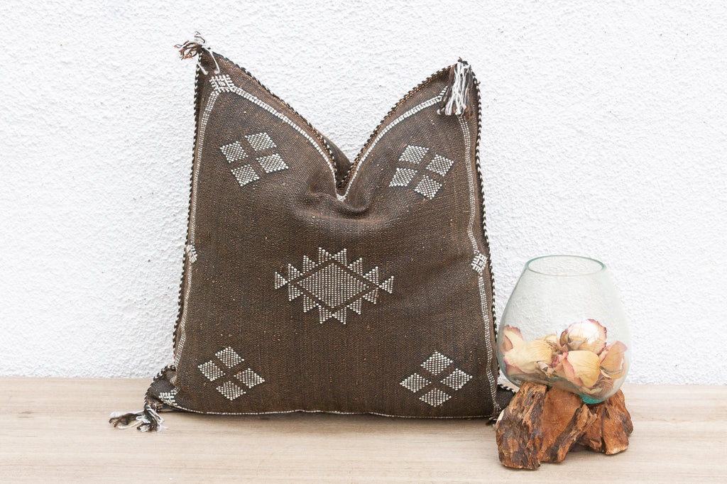 Marrakech Moon Silk Rug Pillow