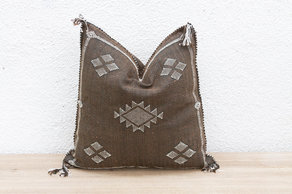 Marrakech Moon Silk Rug Pillow