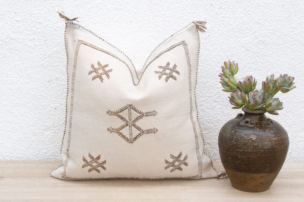 Salt & Sand Silk Rug Pillow