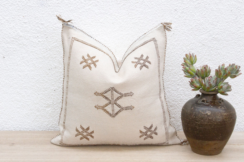 Salt & Sand Silk Rug Pillow