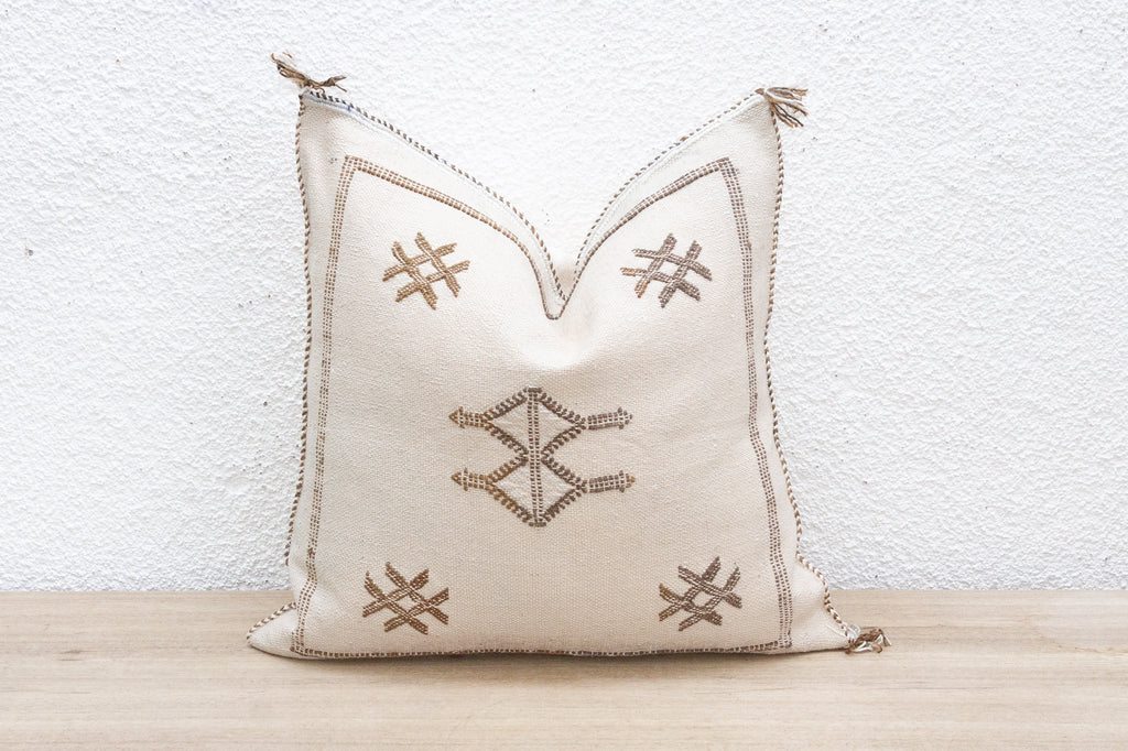 Salt & Sand Silk Rug Pillow