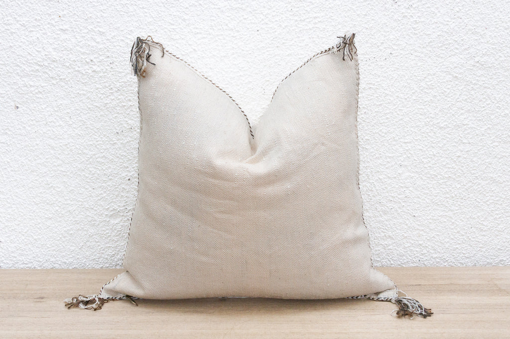 Tadelakt Dust Silk Rug Pillow