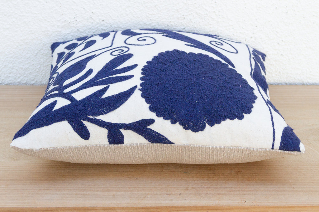 Khiva Mandala Floral Suzani Throw Pillow