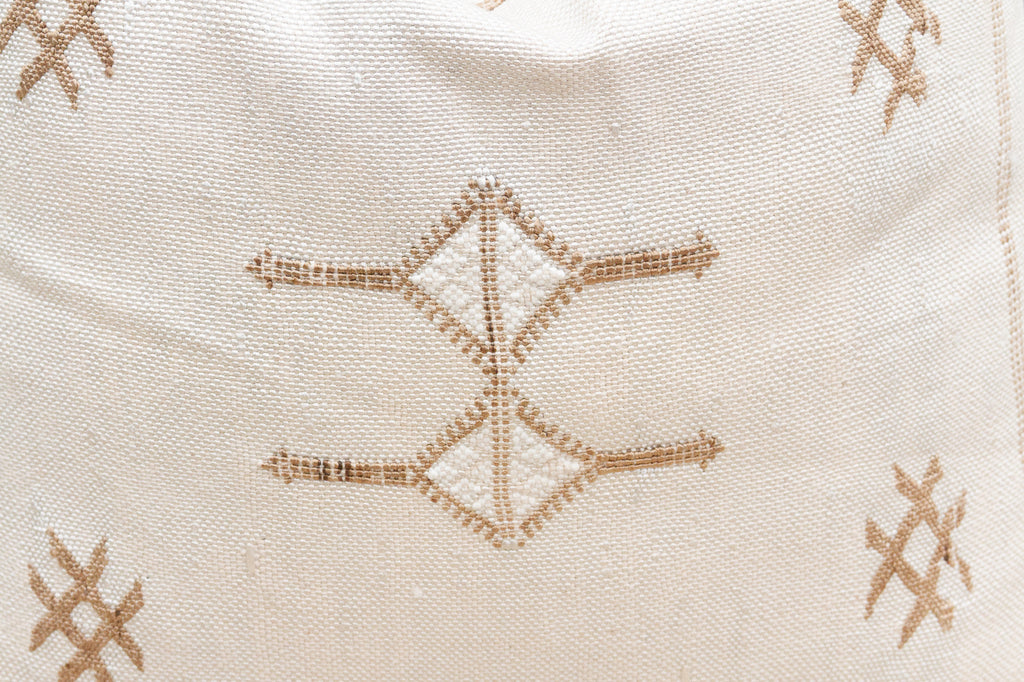 Desert Pearl Silk Rug Pillow