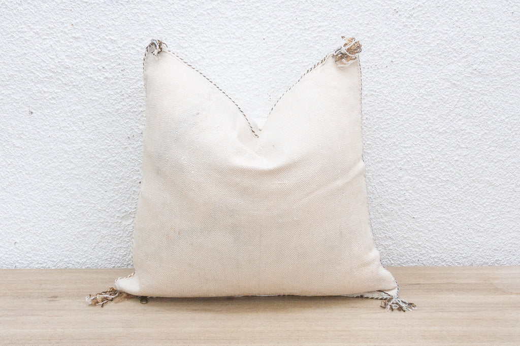Desert Pearl Silk Rug Pillow