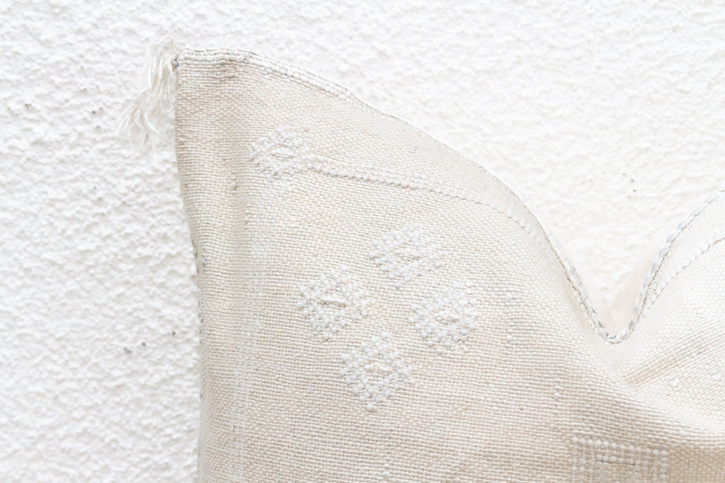 Berber Moonlight Silk Rug Pillow