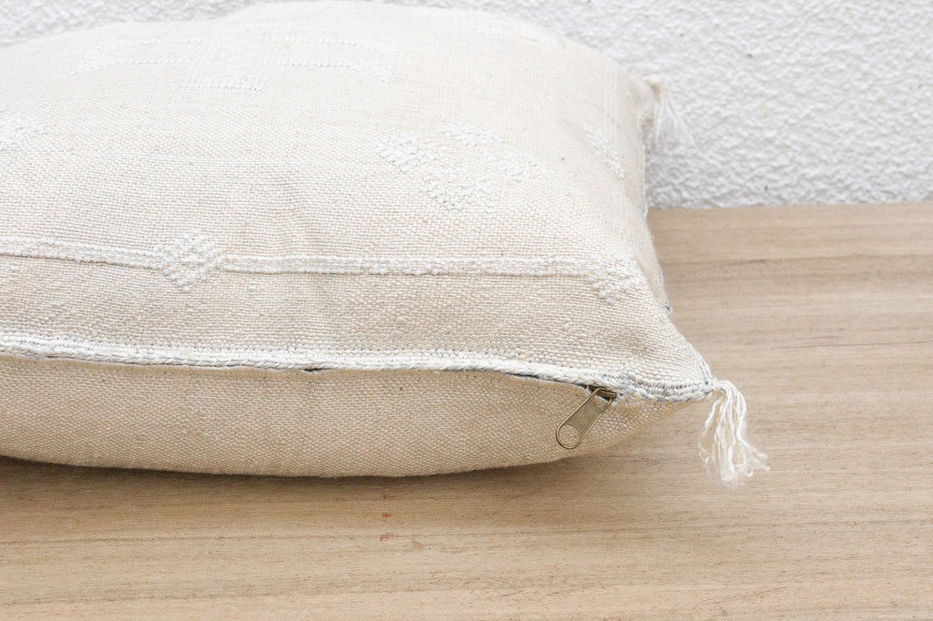 Berber Moonlight Silk Rug Pillow