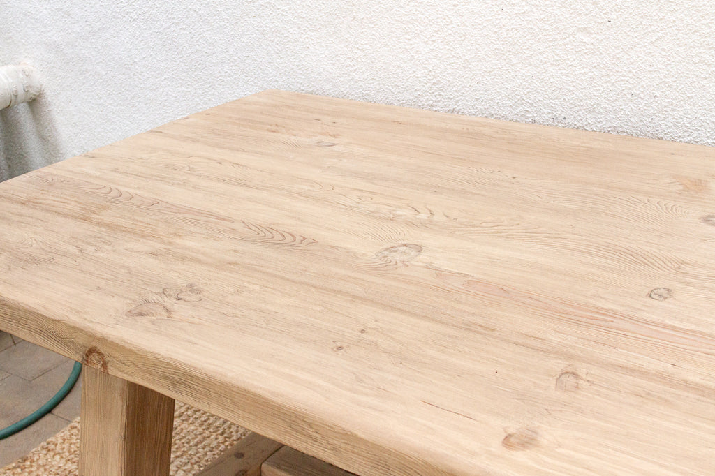 96-Inch Reclaimed Wood Trestle Dining Table