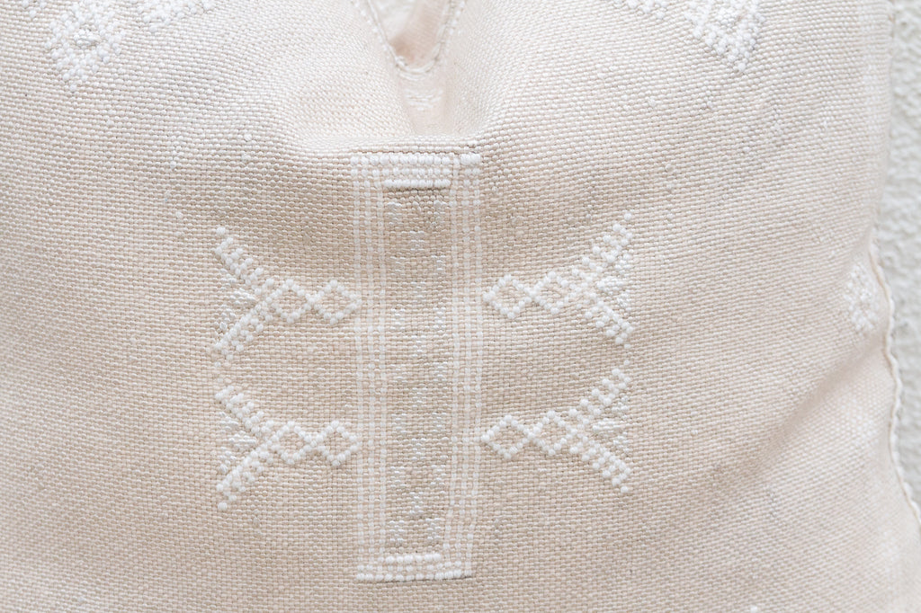 Desert Petal Silk Rug Pillow