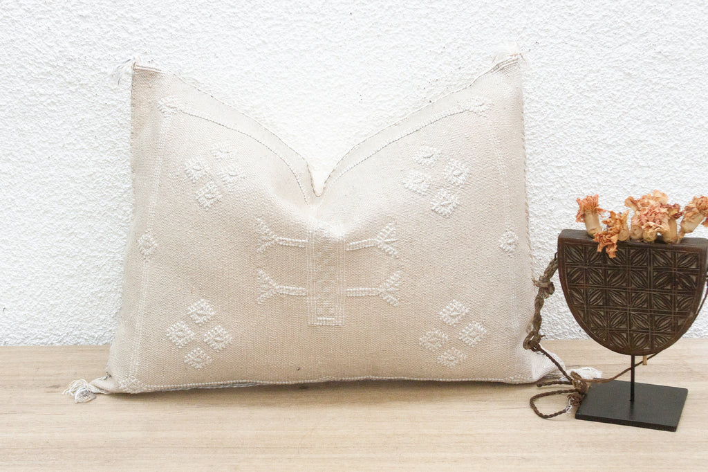 Celestial Clay Silk Rug Lumbar Pillow