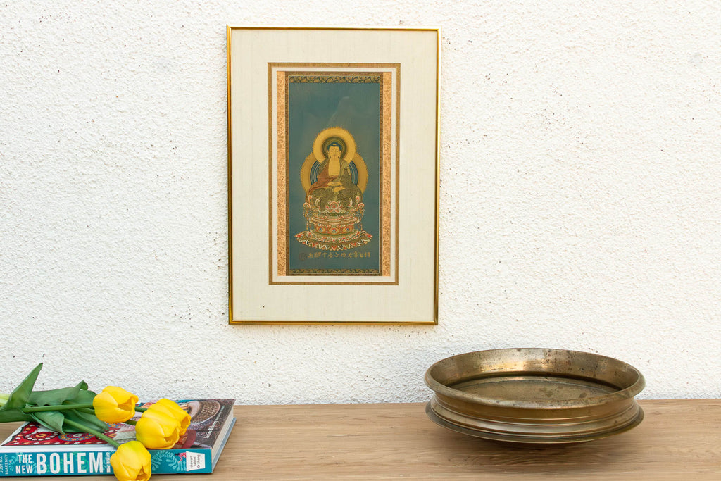 Infinite Compassion Framed Buddha Meditation Painting (Trade)