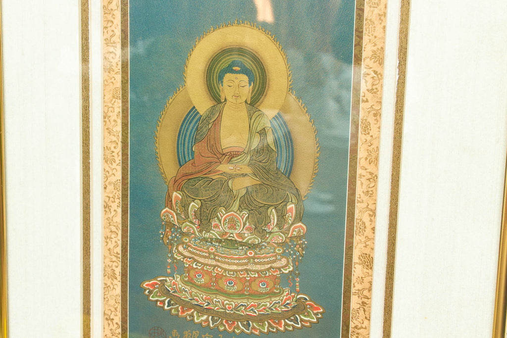 Infinite Compassion Framed Buddha Meditation Painting (Trade)