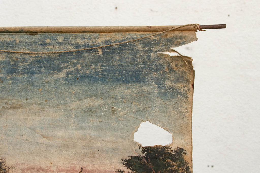 Antique Vessantara Thai Scroll Painting