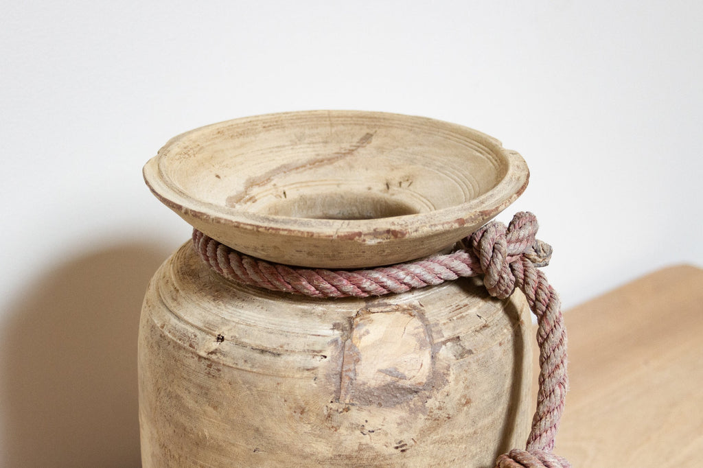 Indian Antique Bleached Pot-Gomli (Trade)