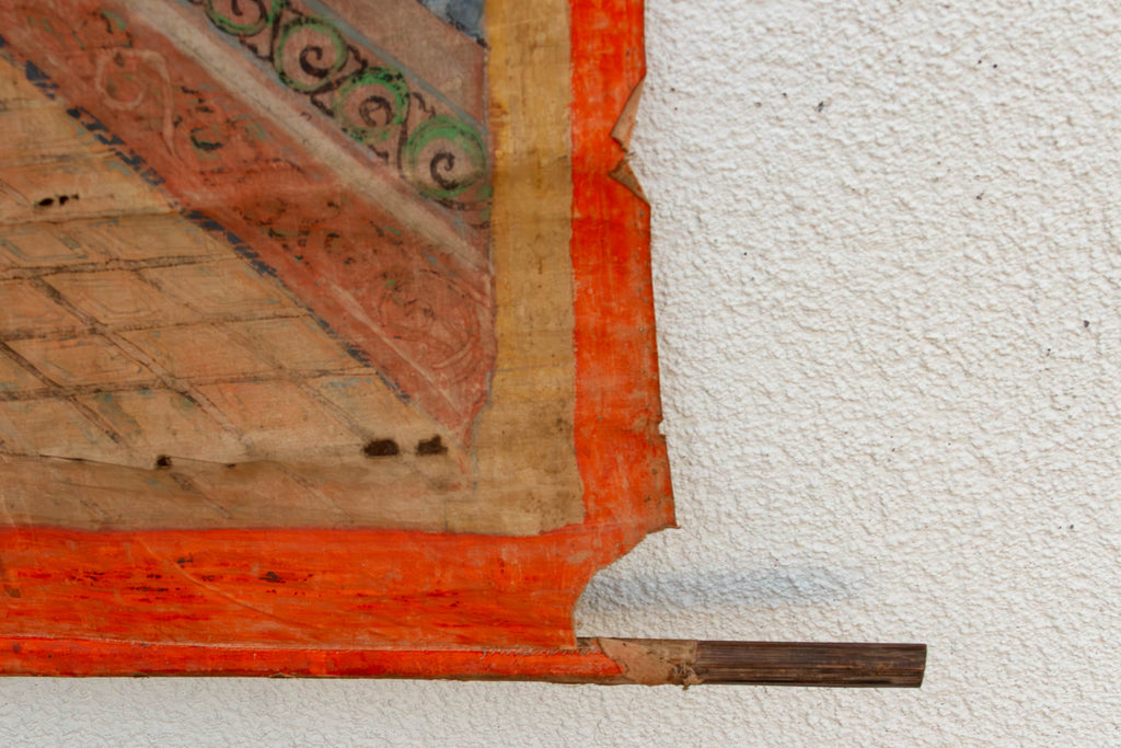 Monumental Antique Thai Temple Scroll (Trade)