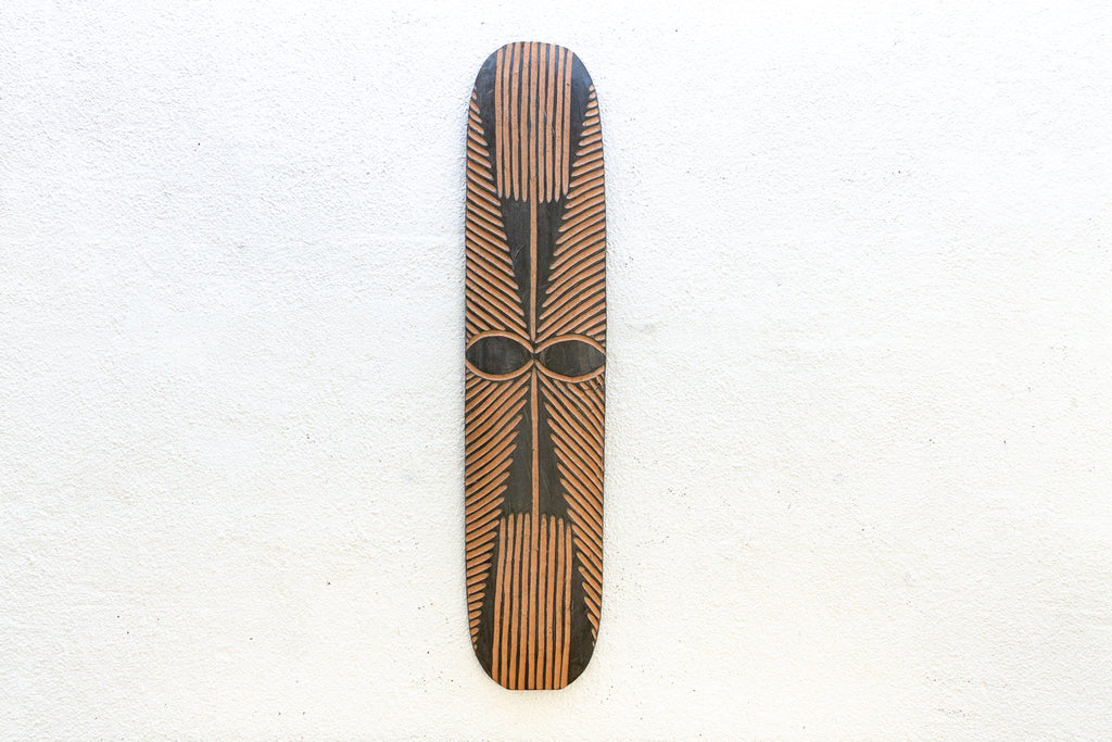Handcarved Tribal Wall Hanging Shield (Trade)