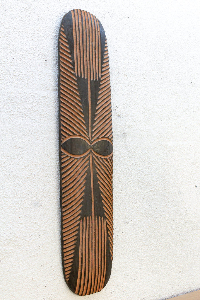 Handcarved Tribal Wall Hanging Shield (Trade)