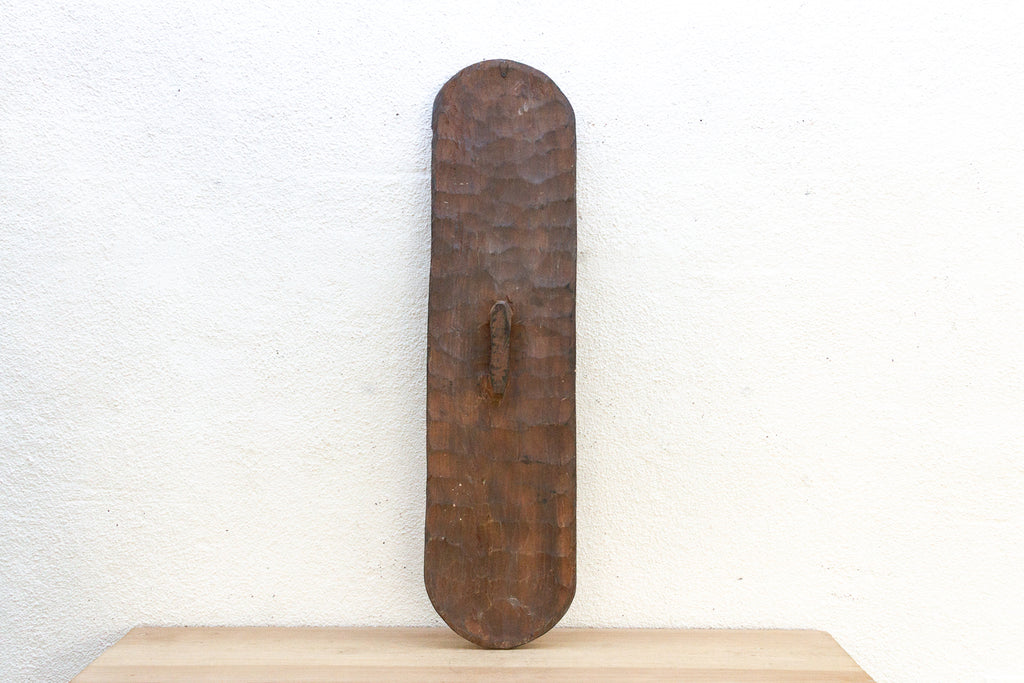 Shadow & Light Carved African Wood Panel