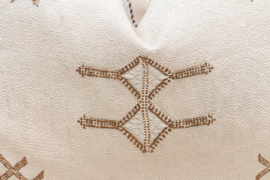 Casbah Tribal Silk Rug Lumbar Pillow