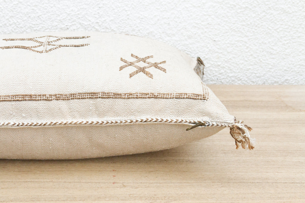 Casbah Tribal Silk Rug Lumbar Pillow