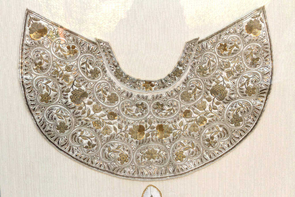 19th Century Framed Indo-Spanish Gilded Vestment (Trade)