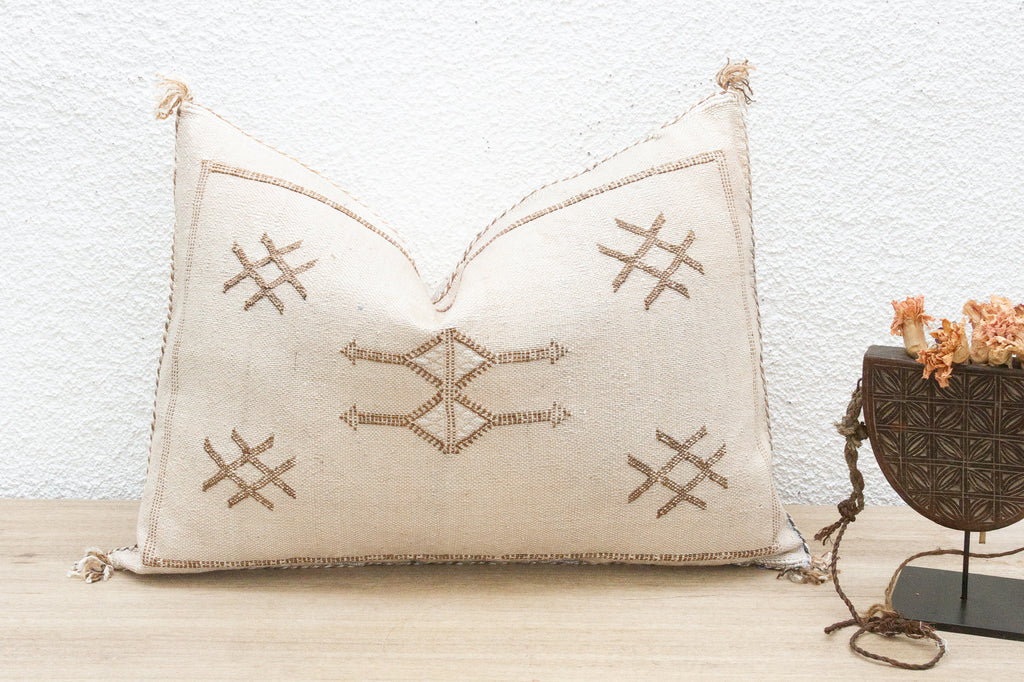 Riad Glow Silk Rug Lumbar Pillow