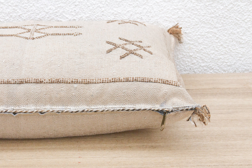 Riad Glow Silk Rug Lumbar Pillow