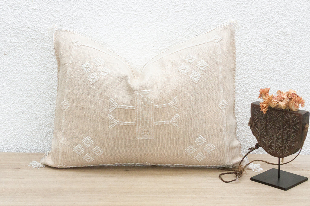 Zellige Silk Rug Lumbar Pillow