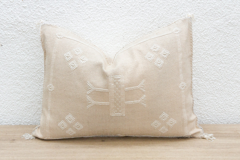 Zellige Silk Rug Lumbar Pillow