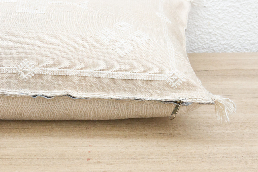 Zellige Silk Rug Lumbar Pillow