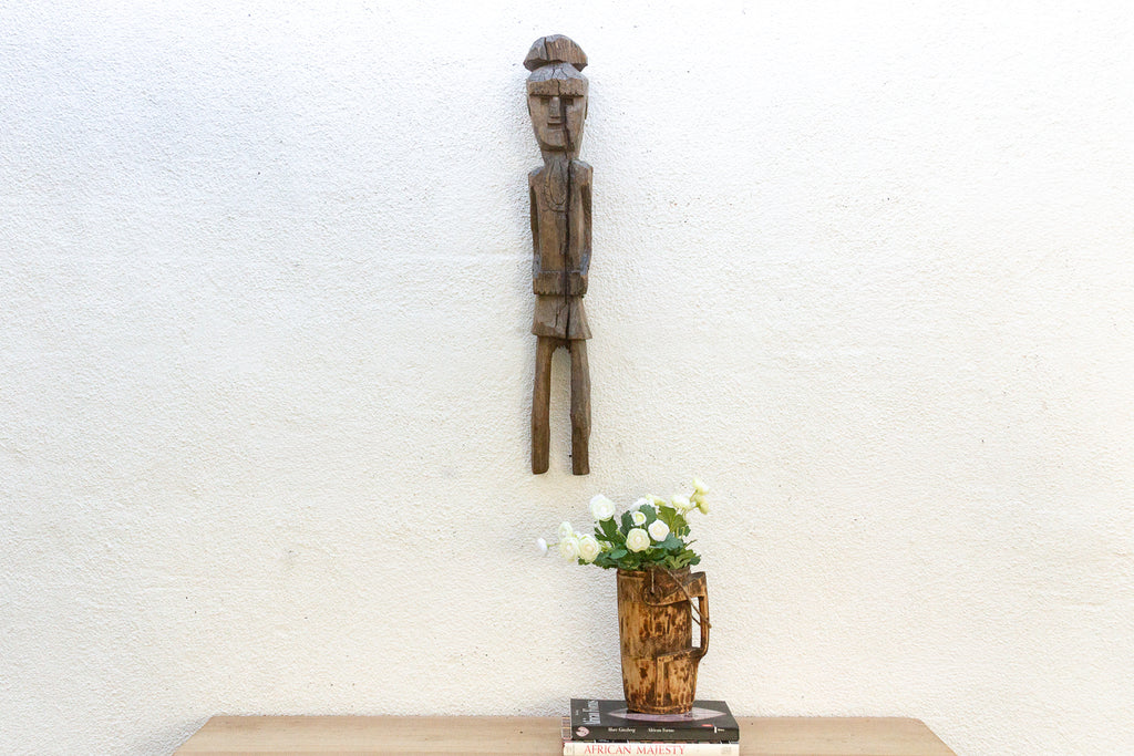 Antique Carved Wood Dolpo Ancestor