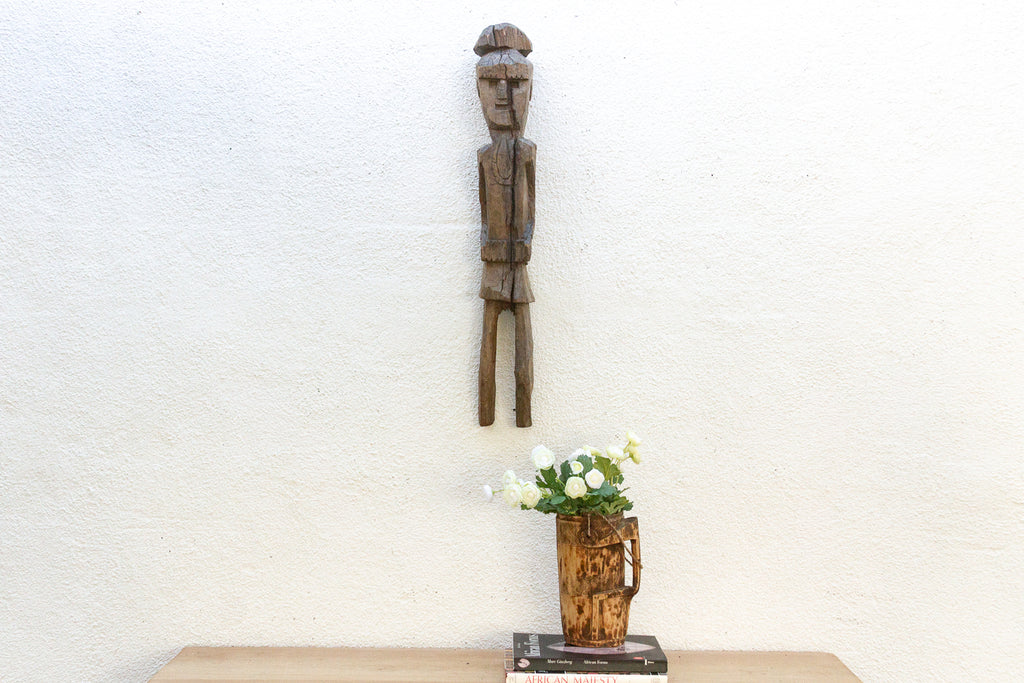 Antique Carved Wood Dolpo Ancestor
