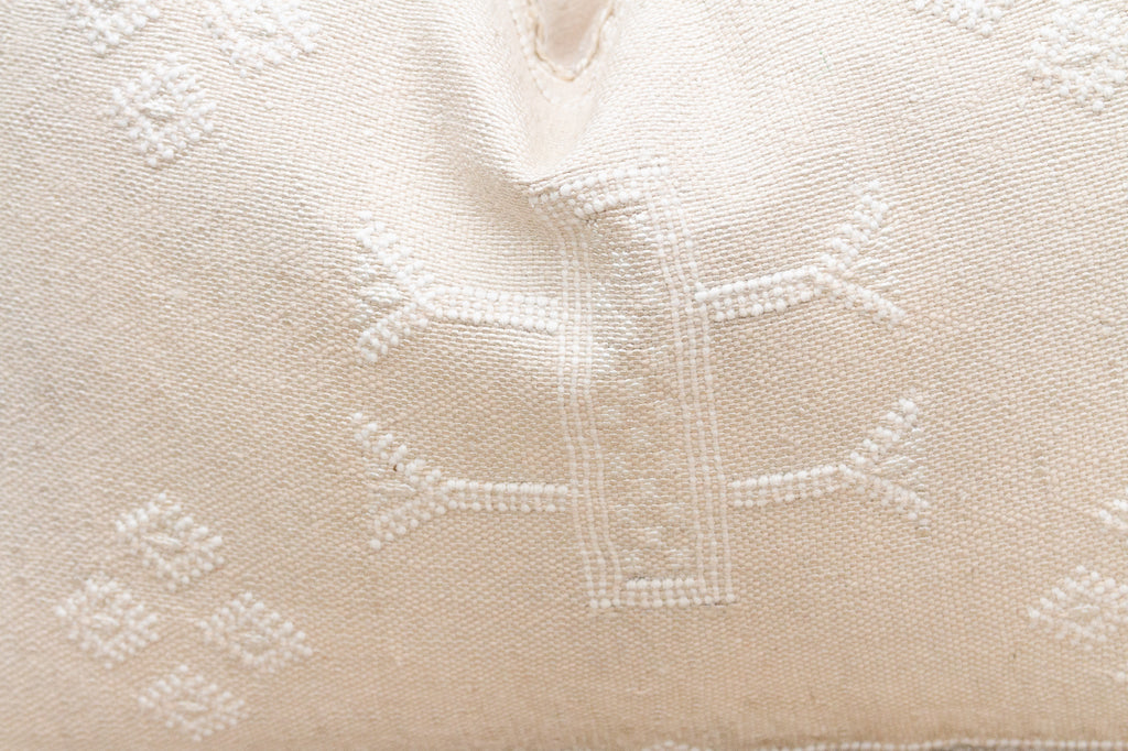 Sidi Sand Silk Rug Lumbar Pillow