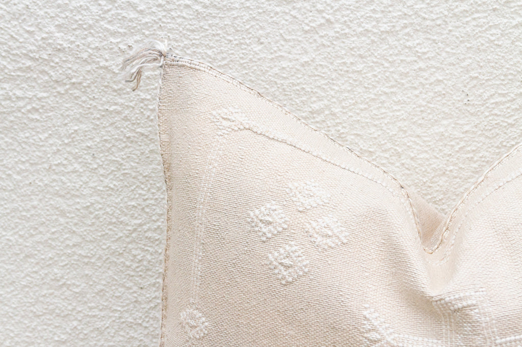 Sidi Sand Silk Rug Lumbar Pillow