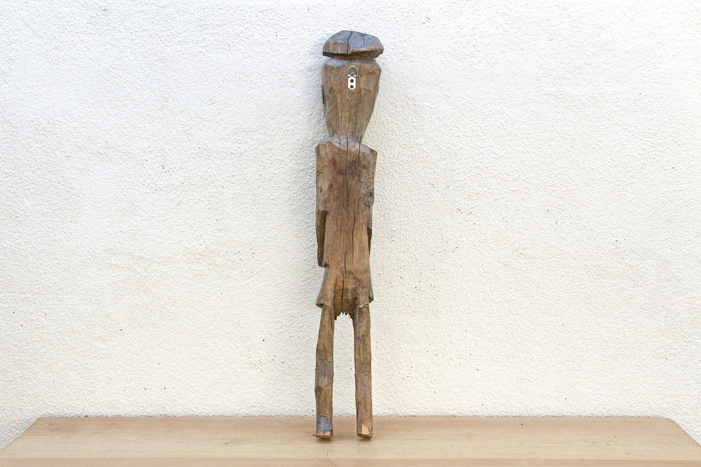 Antique Carved Wood Dolpo Ancestor