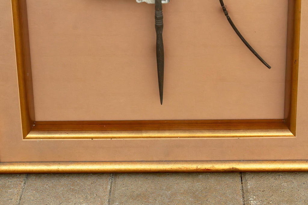 Antique Javanese Wayang Kulit Puppet Wall Art