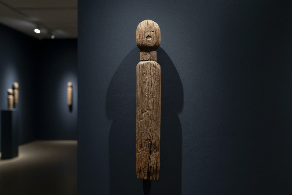 Ancient Minimalist Dolpo Post Figure