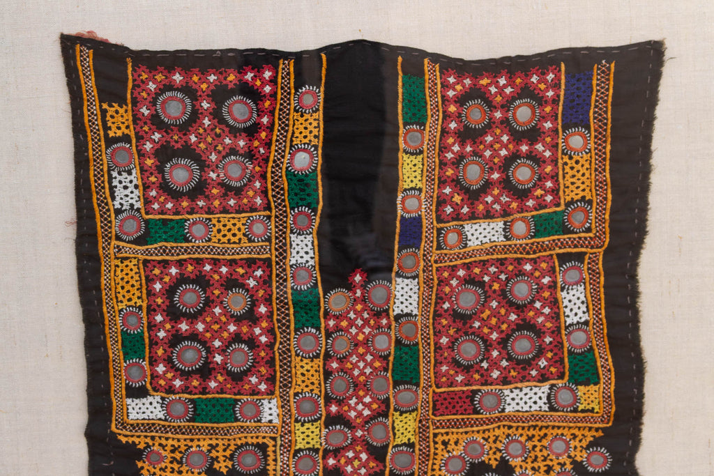 Thar Desert Framed Antique Mounted Shisha Embroidery