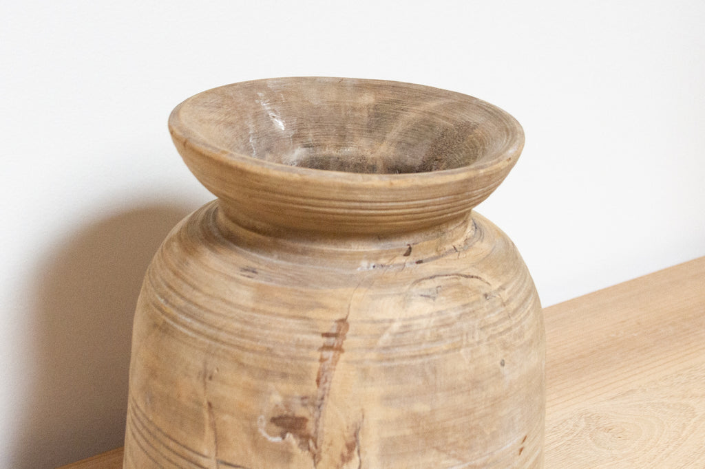 Rustic Wooden Pot-Azha