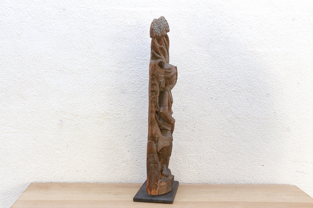 The Forest Dancer Antique Southeast Asian Wood Carving