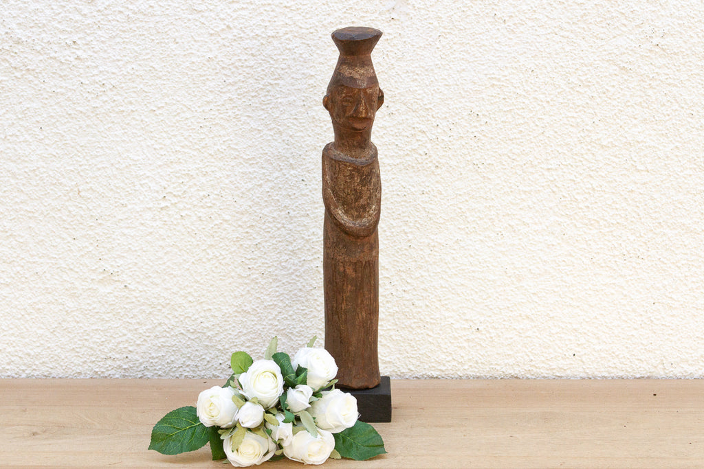 The Silent Observer, Antique African Tribal Sculpture