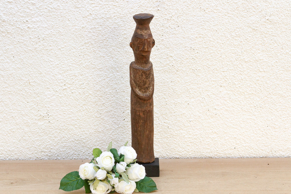 The Silent Observer, Antique African Tribal Sculpture
