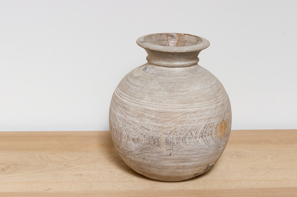 Old Hand-Carved Pot-Naira
