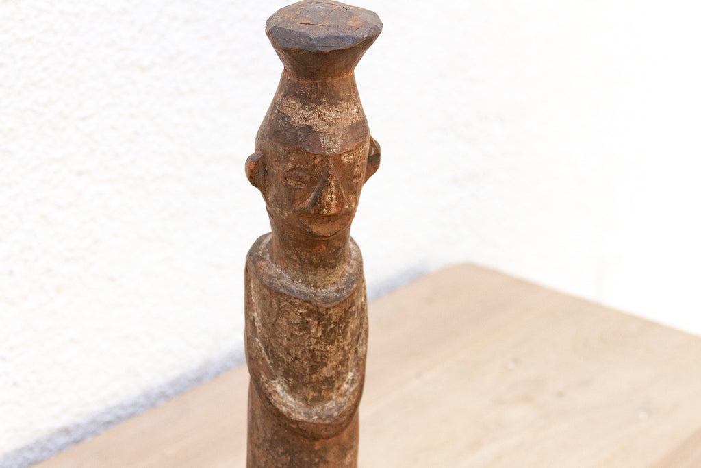 The Silent Observer, Antique African Tribal Sculpture