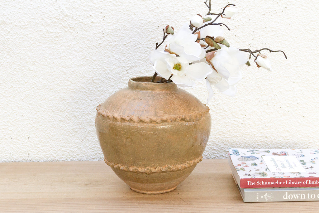 Antique Asian Pottery Storage Jar
