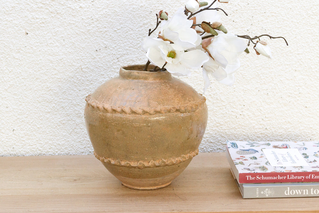 Antique Asian Pottery Storage Jar