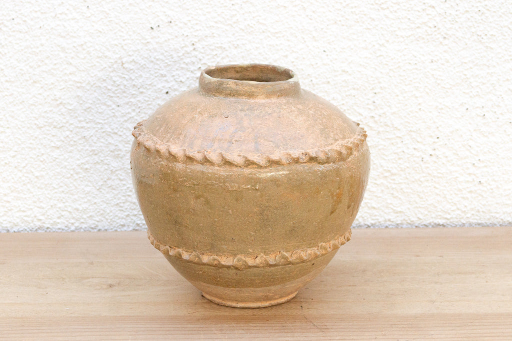 Antique Asian Pottery Storage Jar