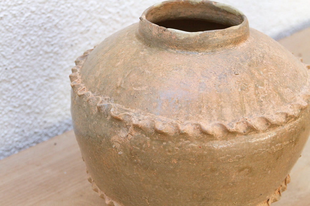 Antique Asian Pottery Storage Jar