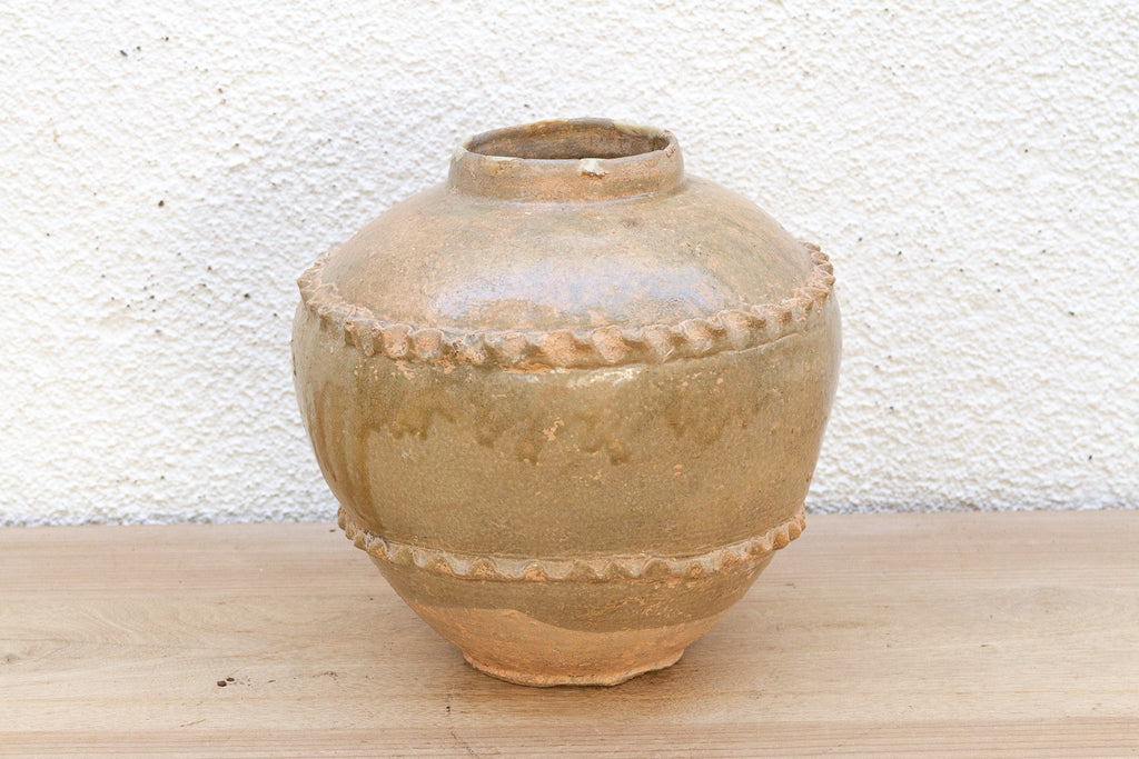Antique Asian Pottery Storage Jar