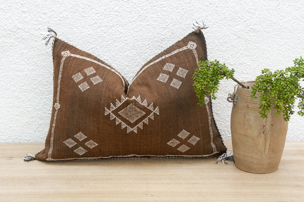 Nomad Silk Rug Lumbar Pillow